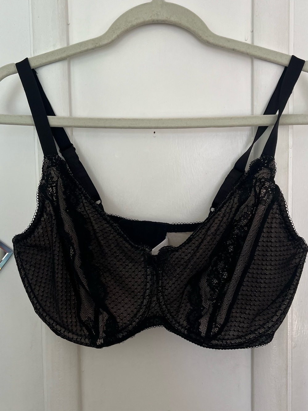 Wacoal Black Lace Underwire Bra - Women Intimates size 38DDD